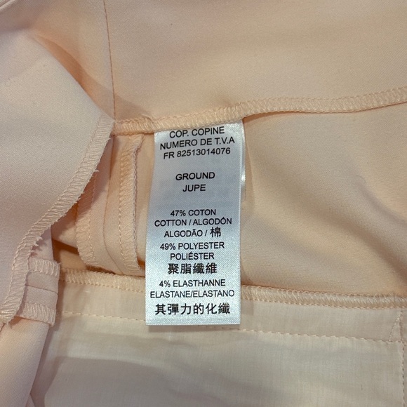 Cop.Copine Light Pink/salmon color Mini Skirt with Zipper Details - Picture 6 of 15